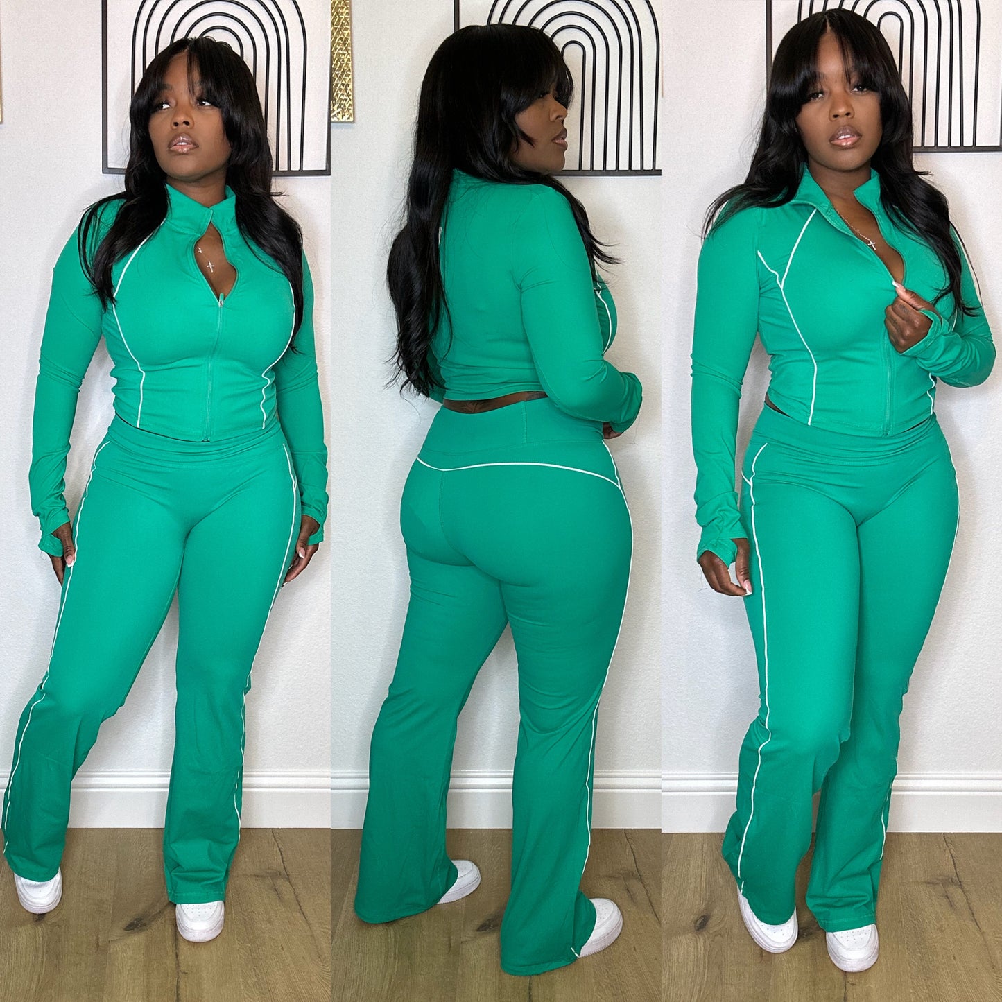 Active Girl Green Pants