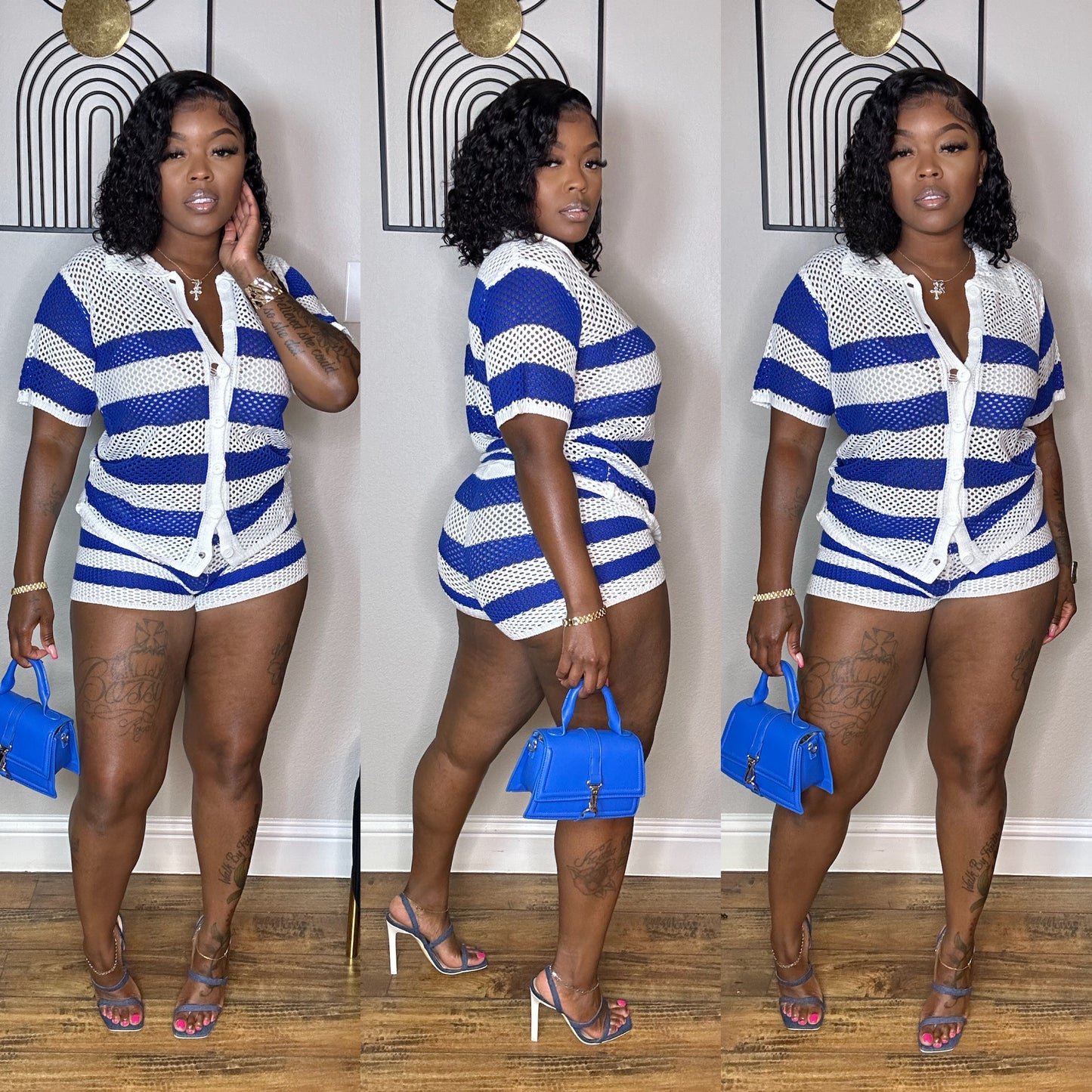 Luxury Blue Crochet