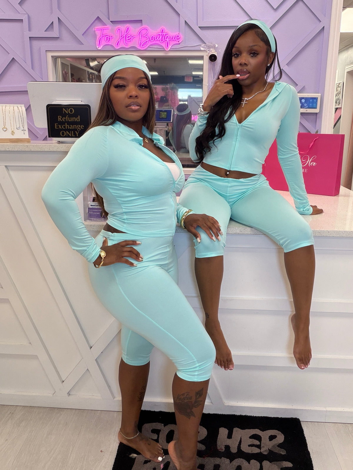 3 pc Aqua set