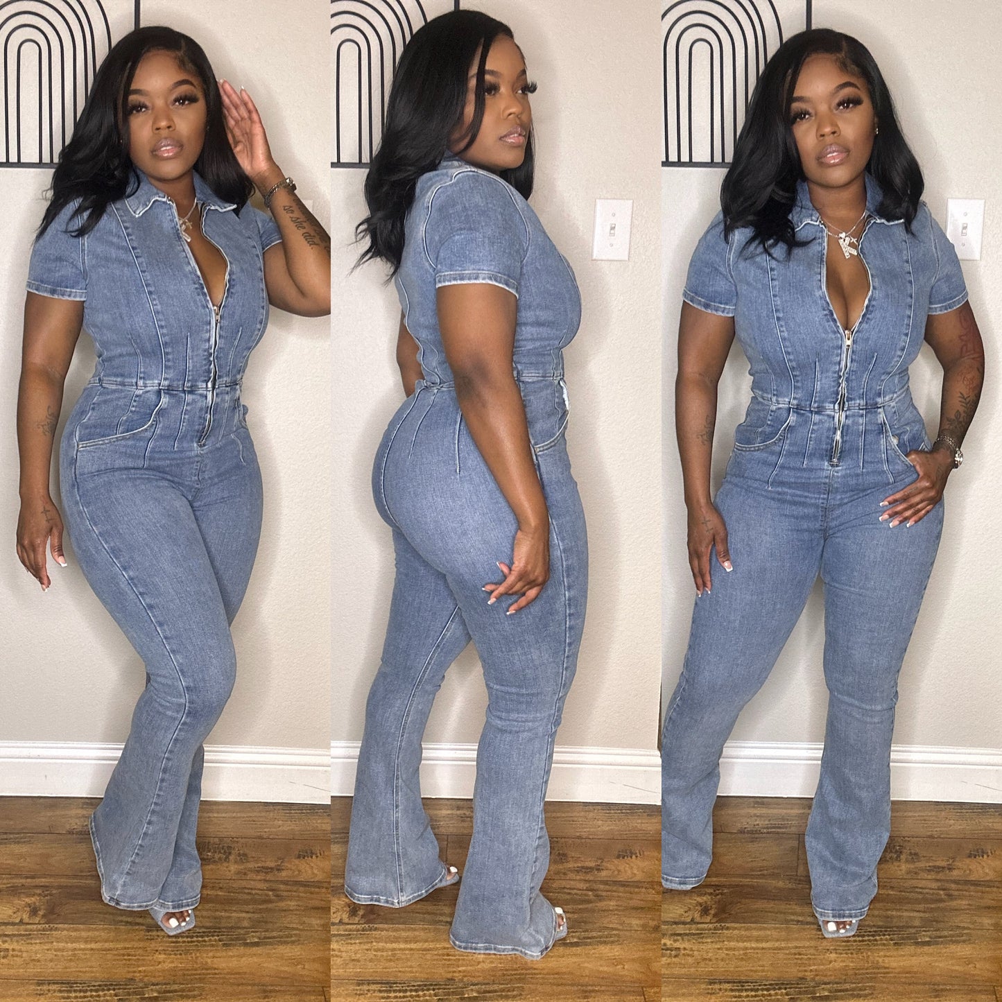 My Girl Denim Jumper