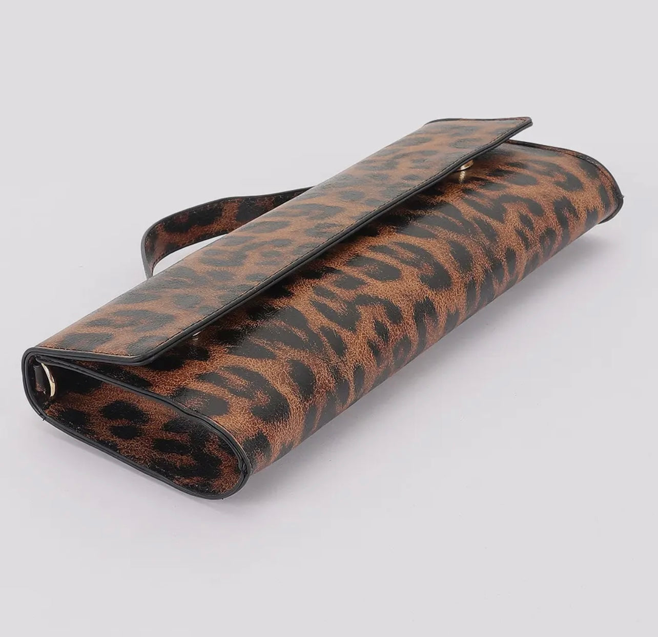 Leopard Lux Clutch