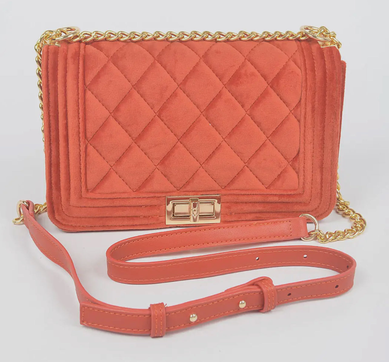 Velvet Rust Bag