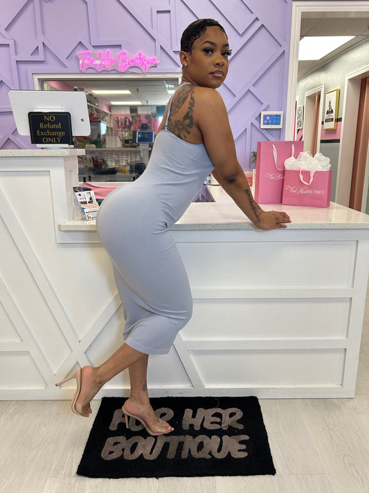 Basic Body Dress Blue