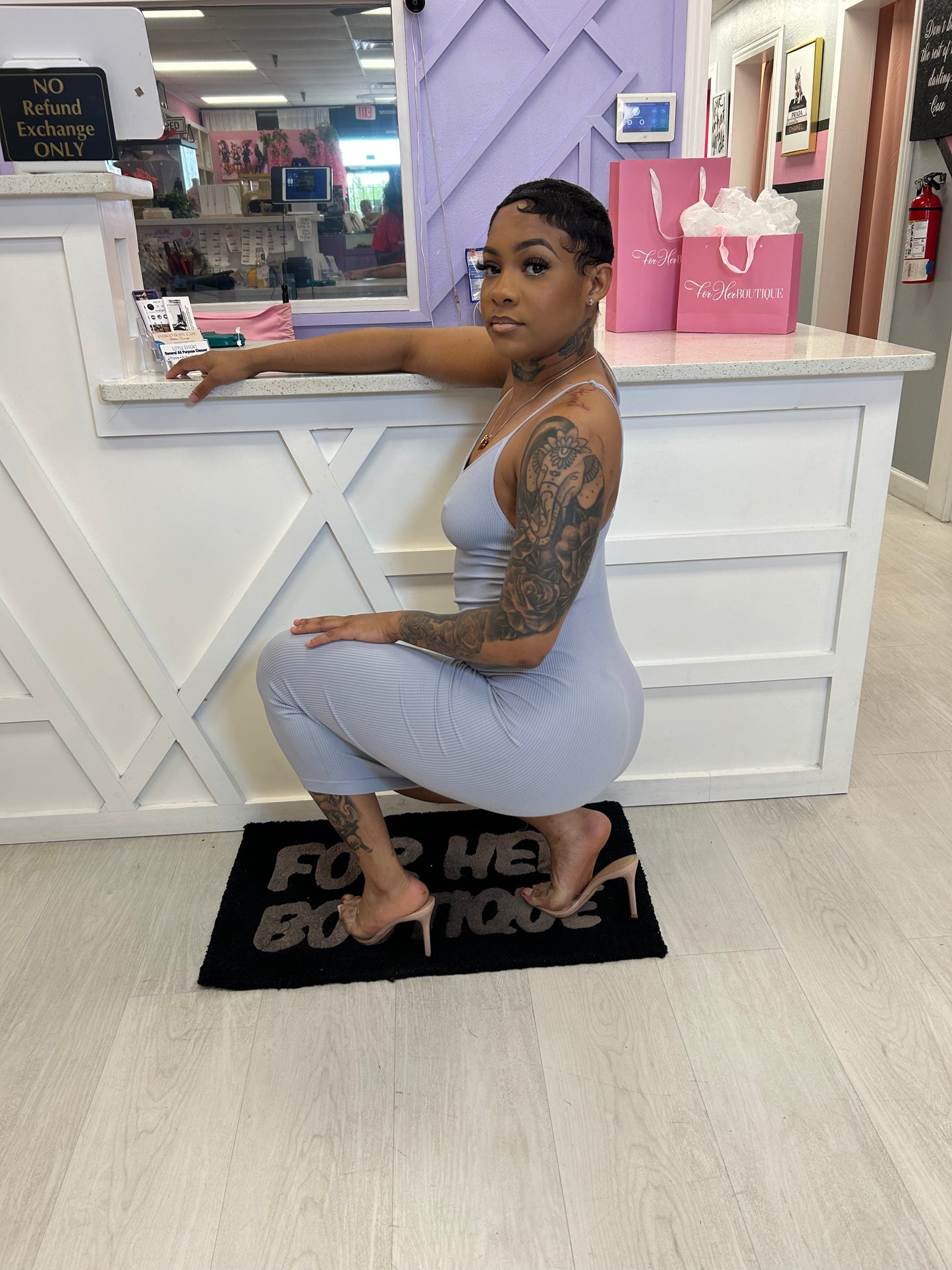 Basic Body Dress Blue