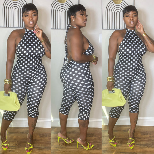 Polka Dot Rompa
