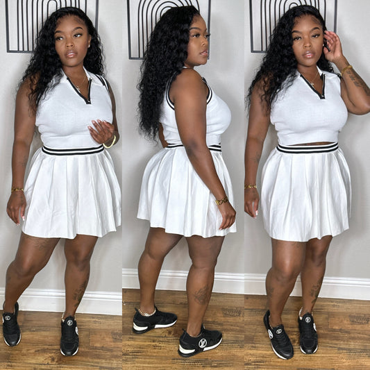 College Girl White/Black