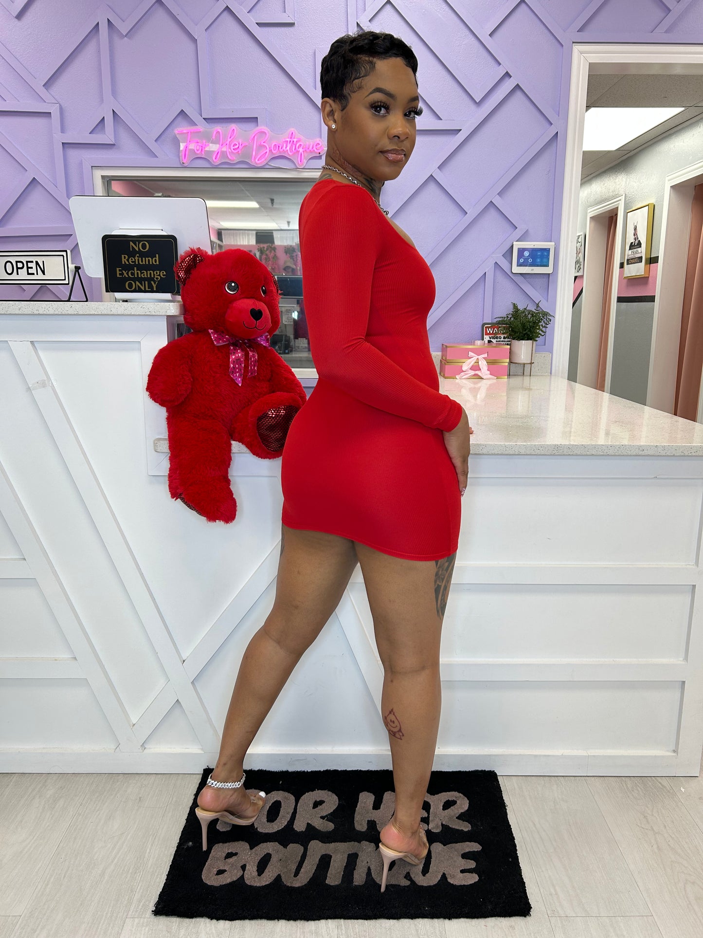 Like A Glove Red Dress