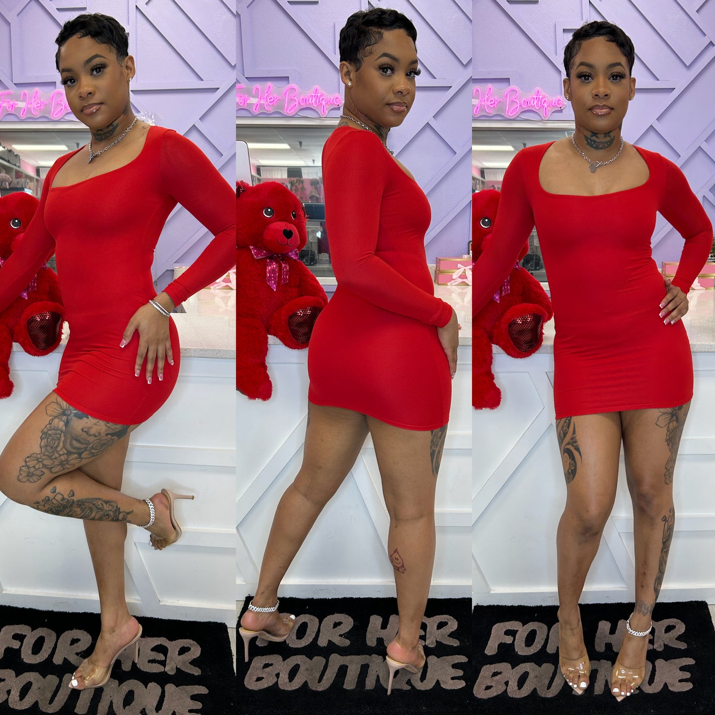 Like A Glove Red Dress