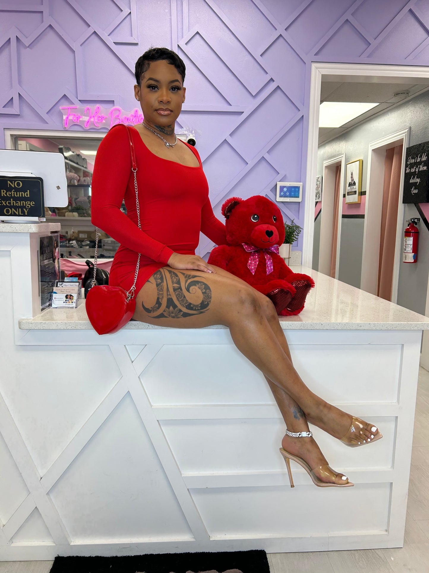 Like A Glove Red Dress