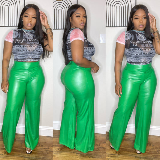 Green Lucky Pants