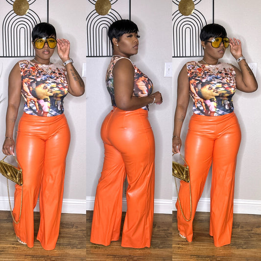 Orange Lucky Pants