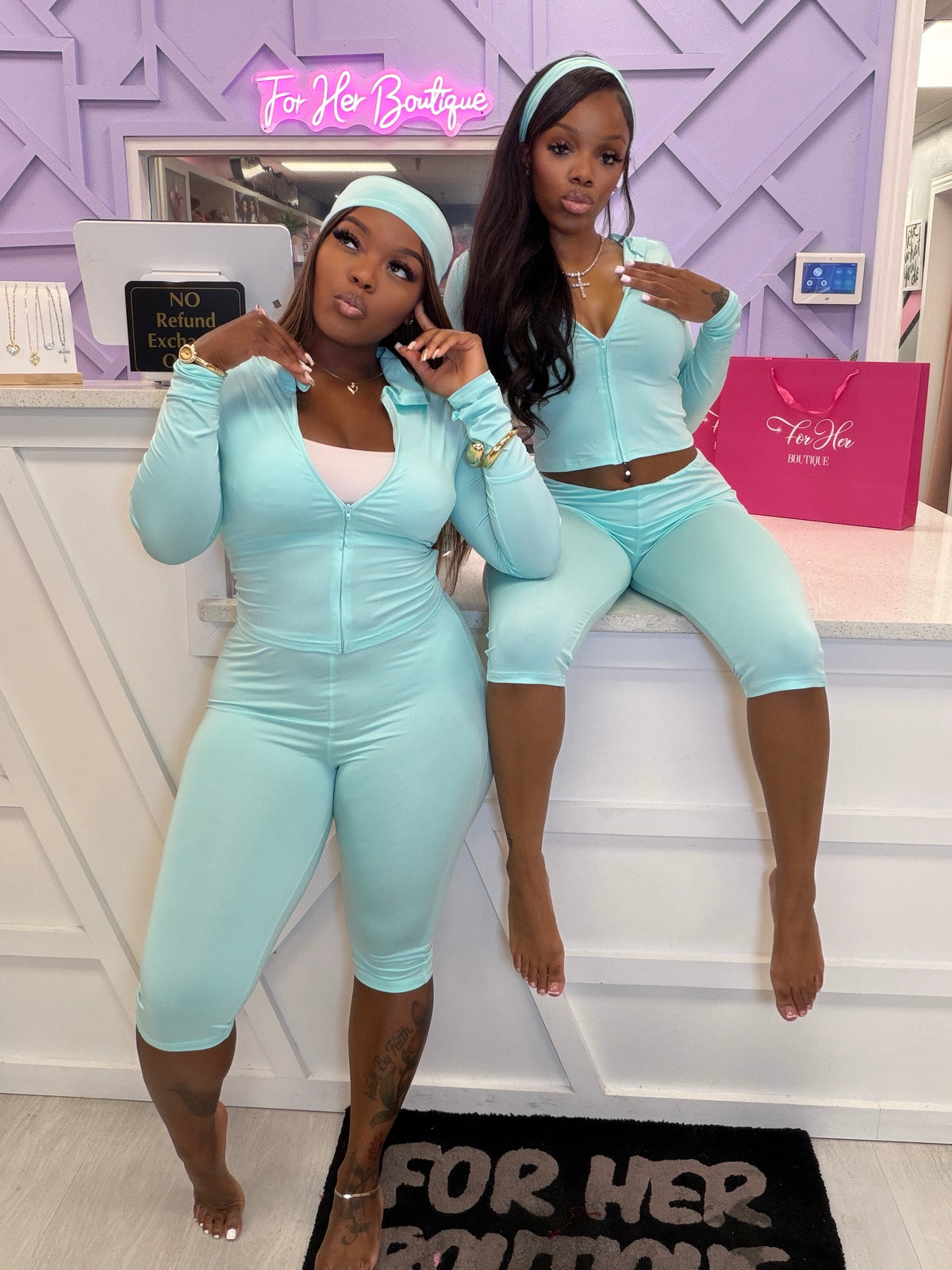 3 pc Aqua set
