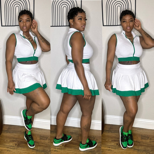 Green Tennis Set
